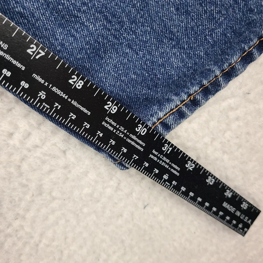 Levi's 550 Jeans Mens 31x32 Blue Relaxed Fit Dark Wash 100% Cotton Denim